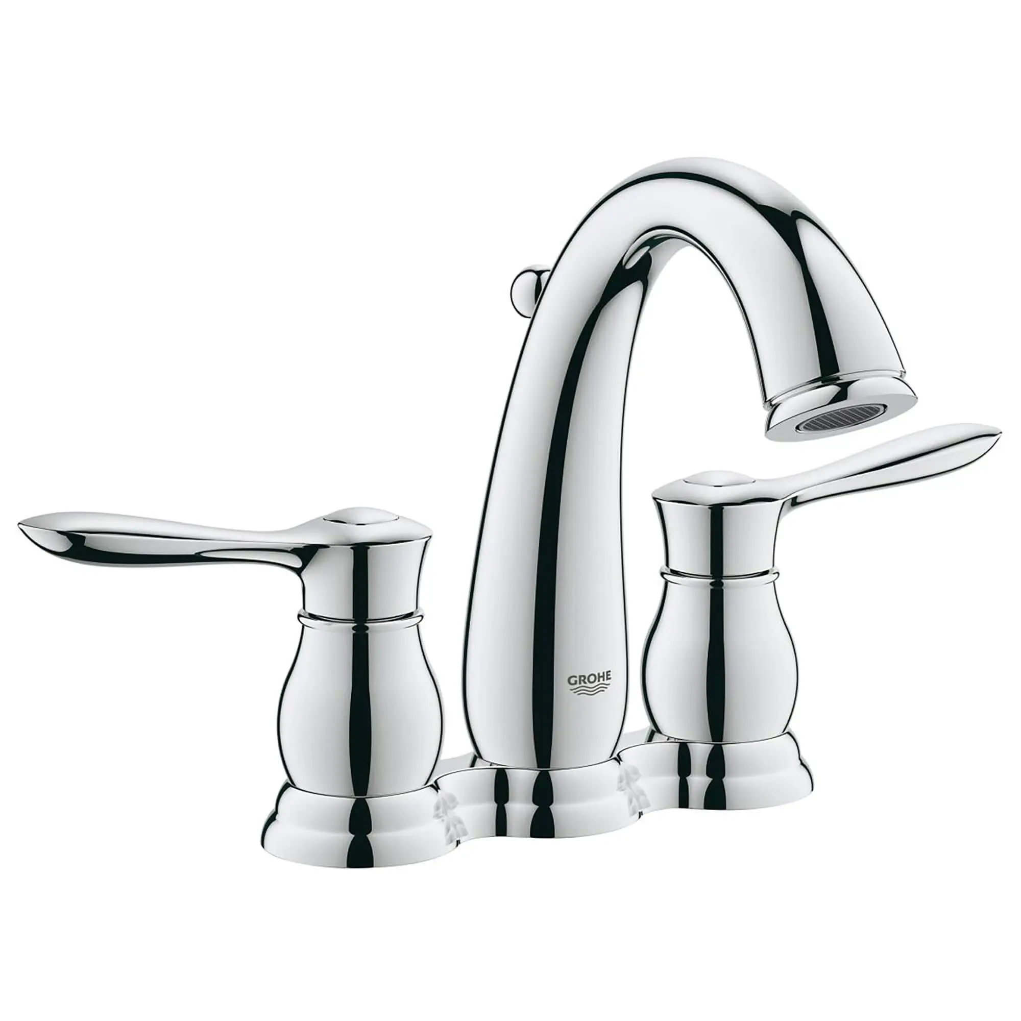 4-inch Centerset 2-Handle Bathroom Faucet 1.2 GPM